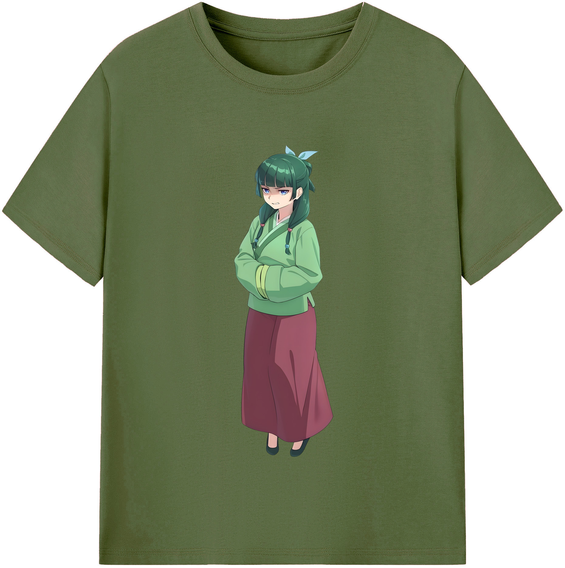 （画像用） 薬屋のひとりごと The Apothecary Diaries 綿100％半袖Tシャツ（フロントプリント）